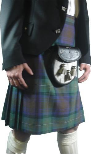 Men's 5 Yard Kilt - 16oz Heavyweight Wool - Isle of Skye Tartan - Made to Order