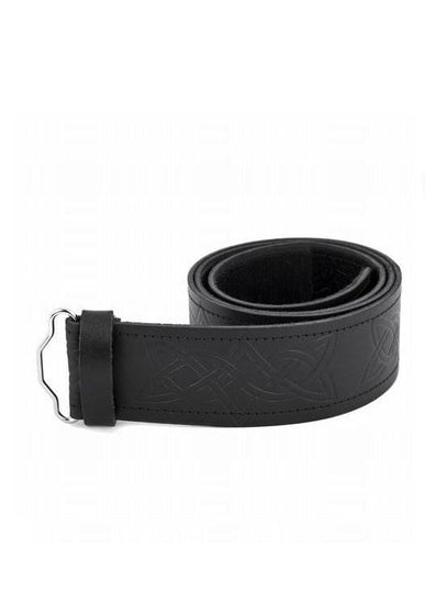 Embossed Interlink Velcro Kilt Belt