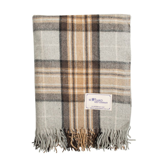 Wool Tartan Blanket - 60'' x 70'' - MacKellar