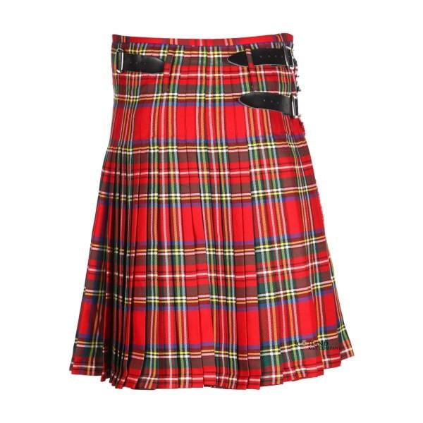 Men's Kilt, 8 Yard Polyviscose - Royal Stewart Modern