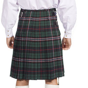 Men's Kilt, 8 Yard Polyviscose - Scottish National