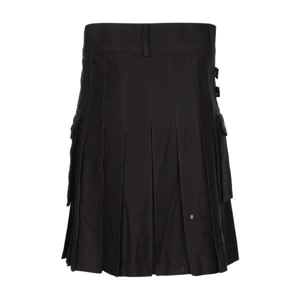 Black Utility Kilt