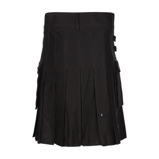 Black Utility Kilt