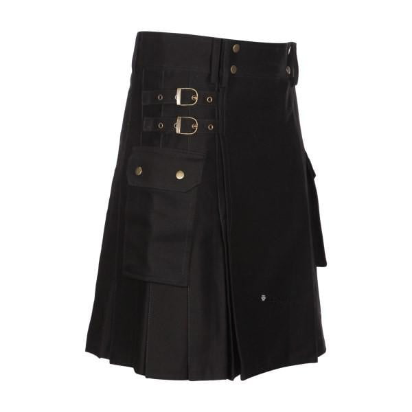 Black Utility Kilt