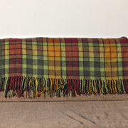 Wool Tartan Knee Blanket - 36'' x 59'' - Buchanan Autumn