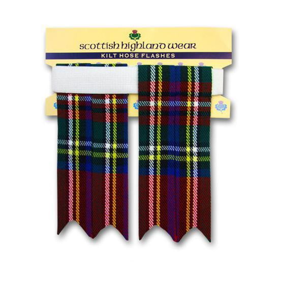 Polyviscose Kilt Flashes - Royal Stewart