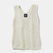 Ladies Merino Wool Slipover By Aran Mills