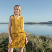 Ladies Merino Wool Mini Skirt By Aran Mills