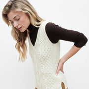 Ladies Merino Wool Slipover By Aran Mills