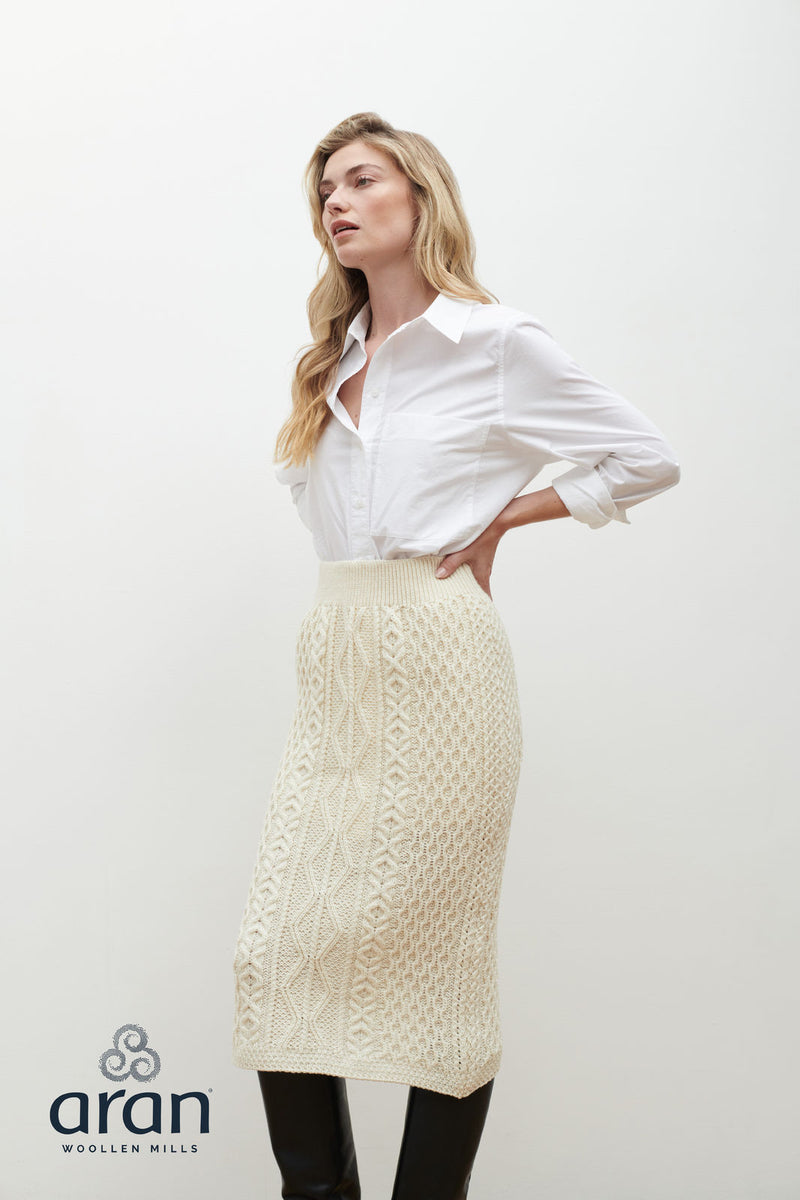 Ladies long wool skirt uk hotsell