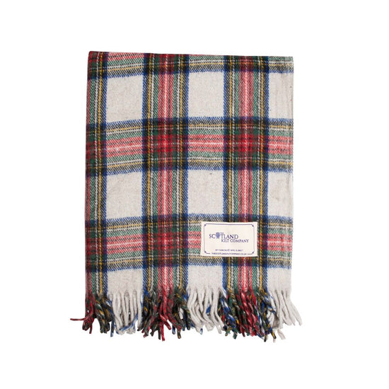 Wool Tartan Knee Blanket - 36'' x 59'' - Dress Stewart