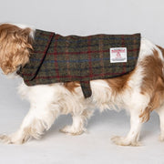 Harris Tweed Dog Coat - Brown Mix Check