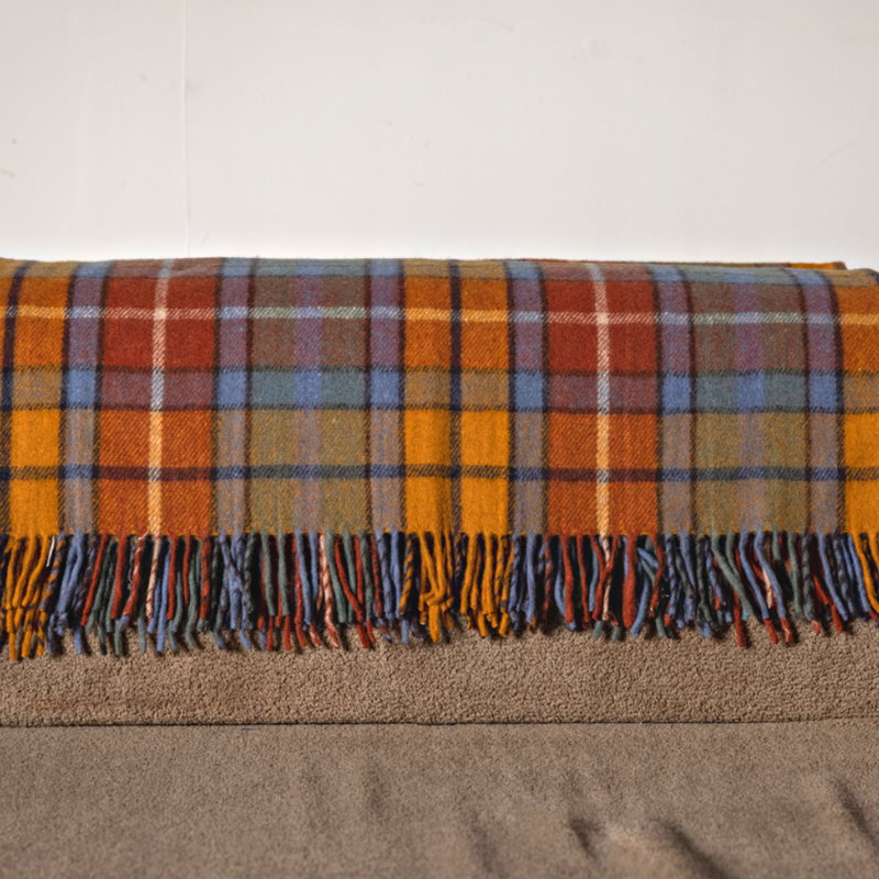 Wool Tartan Knee Rug - Buchanan Antique