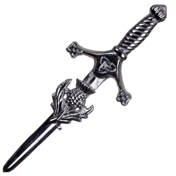 Children's Thistle Broadsword Kilt Pin