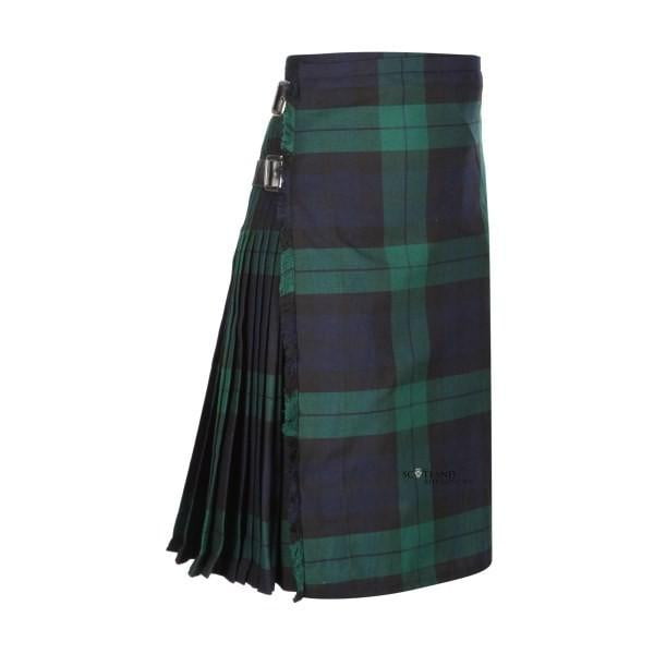 Men's Kilt, 8 Yard Polyviscose - Black Watch Modern