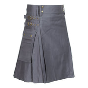 Dark Grey Utility Kilt