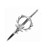 Stag Head Sword Kilt Pin