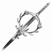 Stag Head Sword Kilt Pin