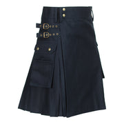 Dark Blue Utility Kilt