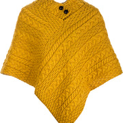 Women's Merino Wool Poncho by Aran Mills