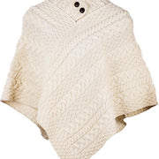 Women's Merino Wool Poncho by Aran Mills