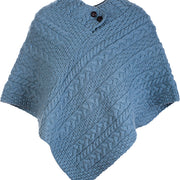 Women's Merino Wool Poncho by Aran Mills