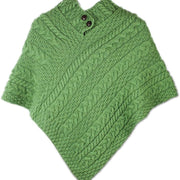 Women's Merino Wool Poncho by Aran Mills