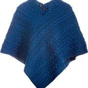 Women's Merino Wool Poncho by Aran Mills