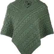 Women's Merino Wool Poncho by Aran Mills