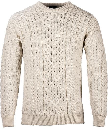 Mens Merino Wool Crew Neck Sweater by Aran Mills - 5 Colours | Scotland ...