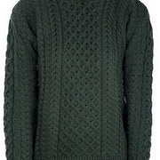 Mens Merino Wool Crew Neck Sweater by Aran Mills - 5 Colours