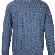 Mens Merino Wool Crew Neck Sweater by Aran Mills - 5 Colours