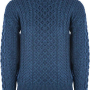 Mens Merino Wool Crew Neck Sweater by Aran Mills - 5 Colours