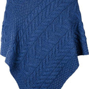 Women's Supersoft Merino Wool Large Weave Poncho by Aran Mills