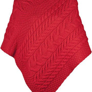 Women's Supersoft Merino Wool Large Weave Poncho by Aran Mills