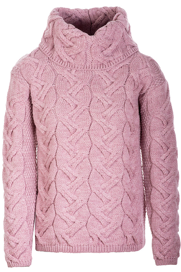 Women's Supersoft Merino Wool Chunky Cable Sweater by Aran Mills - 5 Colours