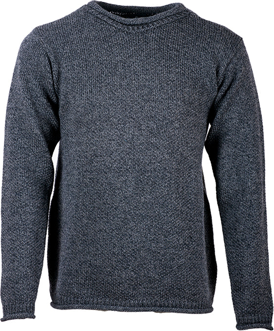 Men's Merino Wool Roll Neck Jumper by Aran Mills - 2 Colours