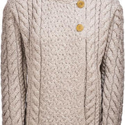 Louisburgh Ladies Cable Cardigan By Aran Mills