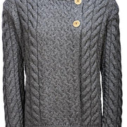 Louisburgh Ladies Cable Cardigan By Aran Mills