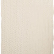 Supersoft Merino Wool Weave Design Blanket/Cover by Aran Mills - 9 Colours