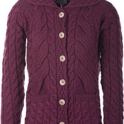 Women's Supersoft Merino Wool Six Button Cardigan by Aran Mills - 7 Colours