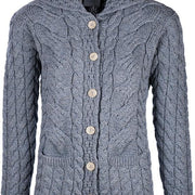 Women's Supersoft Merino Wool Six Button Cardigan by Aran Mills - 7 Colours