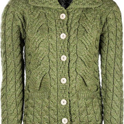 Women's Supersoft Merino Wool Six Button Cardigan by Aran Mills - 7 Colours