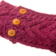 Women's Supersoft Merino Wool Cable Knit Headband by Aran Mills - 7 Colours