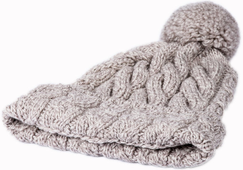 Women's Supersoft Merino Wool Hat with Bobble by Aran Mills - 5 Colours