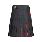 Men's 8 Yard Kilt - 16oz Heavyweight Wool - Black Isle Contrast Kilt - Made to Order