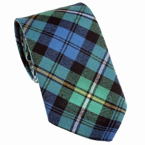 100% Wool Tartan Neck Tie - Campbell of Argyll Ancient