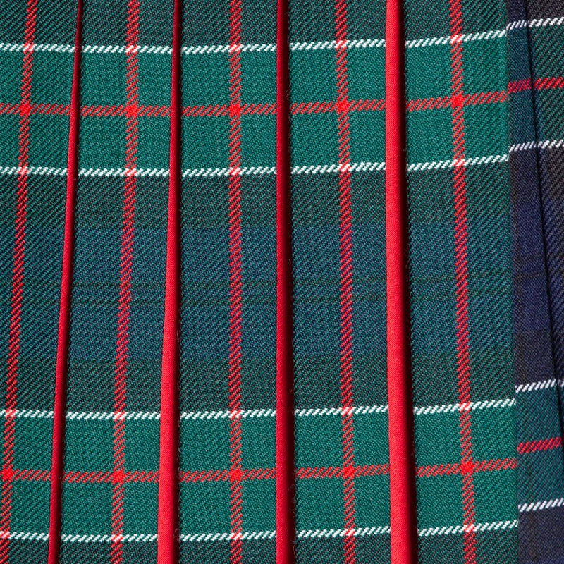 Men's 8 Yard Kilt - 16oz Heavyweight Wool - Tartan Contrast Kilt - Made to Order