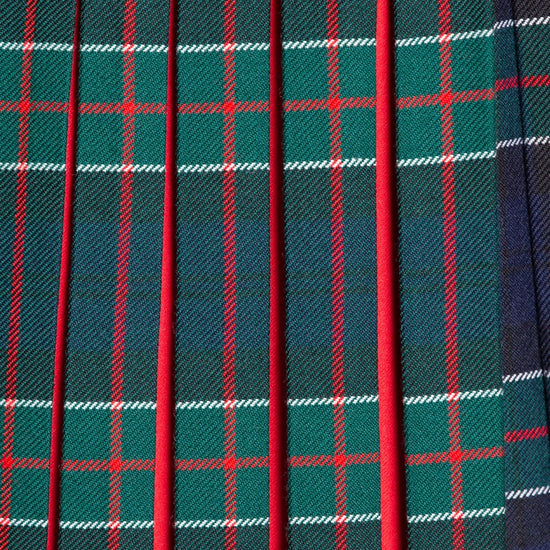Men's Kilt - 100% Wool, 16oz, 8 Yard  - Tartan Contrast Kilt - Made to Order