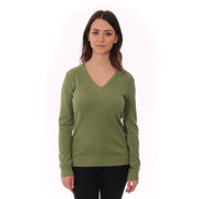 Purple Loch Women's Cashmere V-Neck Jumper